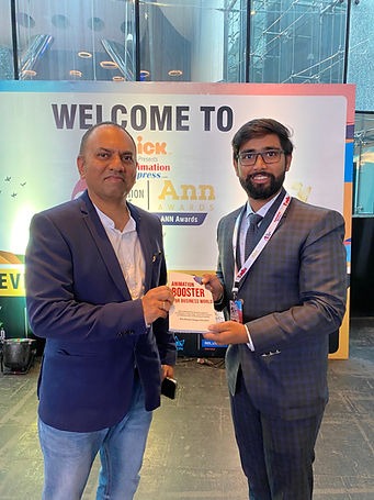 With Rajiv Chilaka at the ANN Awards